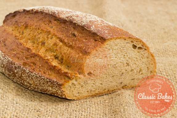 Close up of Sliced Ezekiel Bread