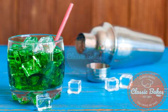 Liquid Marijuana Drink over ice with straw