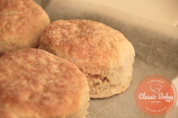 Close up shot of Gluten Free Buttermilk Biscuits