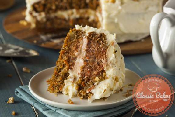 Front View of Keto Carrot Cake 