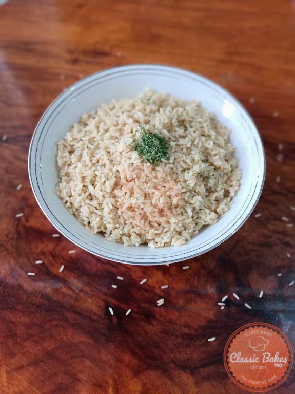 Front View of Brown Rice Instant Pot
