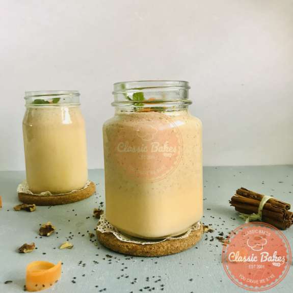 Front View of Carrot Cake Smoothie