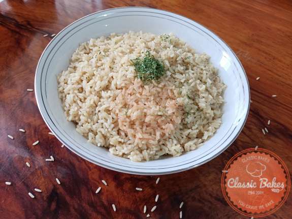 Serve the Instant pot brown rice