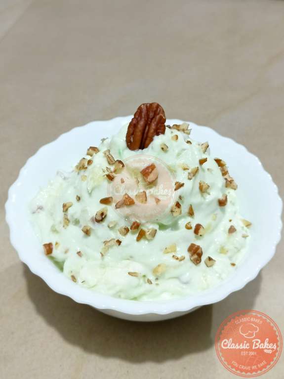Front View of Watergate Salad Recipe