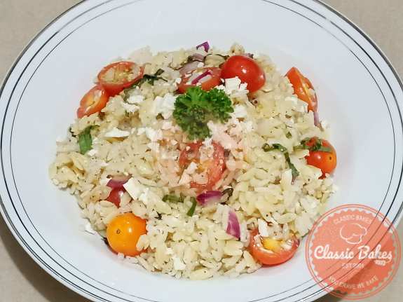 Serving Orzo Rice