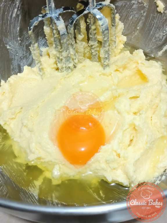 Adding egg yolks