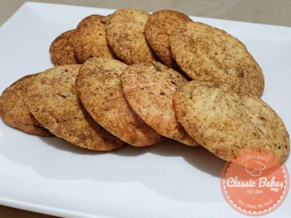 Close up view of Gluten Free Snickerdoodles