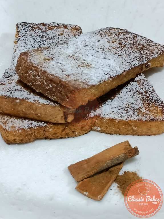 Close up view of Air Fryer French Toast Sticks