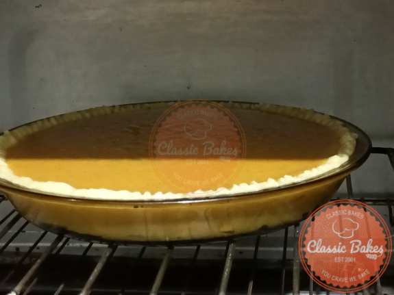 Baking the Sweet Potato Pie