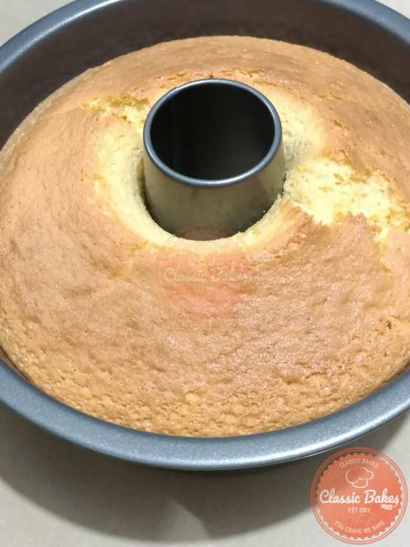 Baking the Orange Chiffon Cake