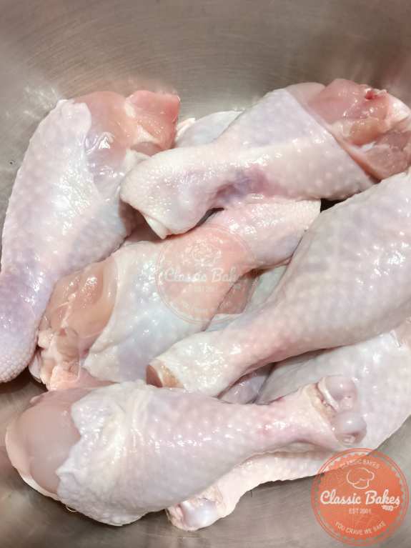 Prepare chickens for drying