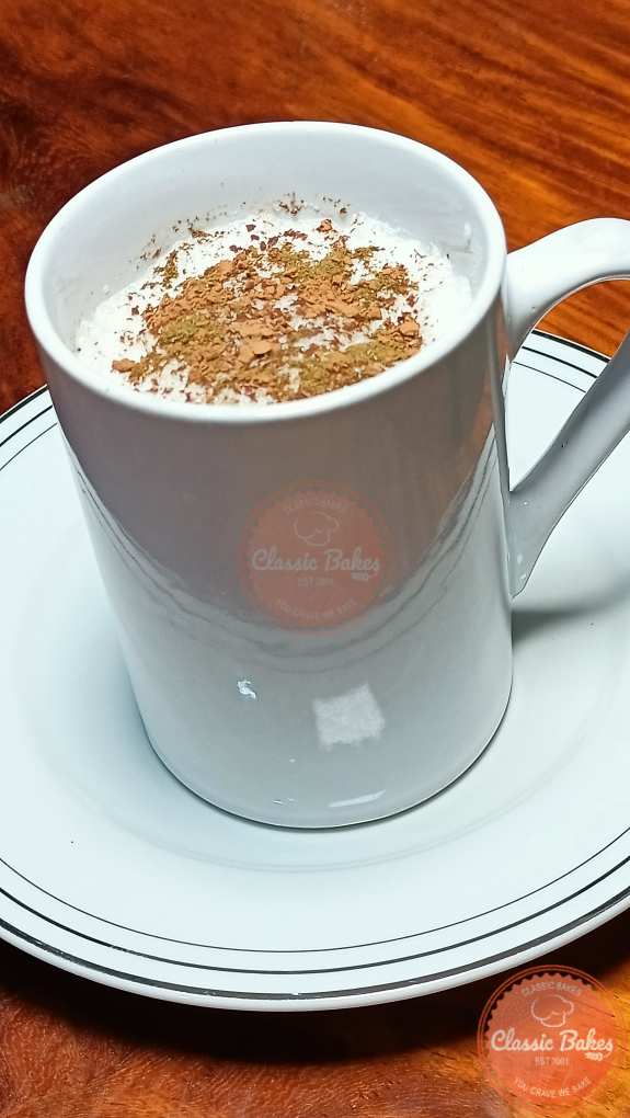 Close up view of Italian Cappuccino