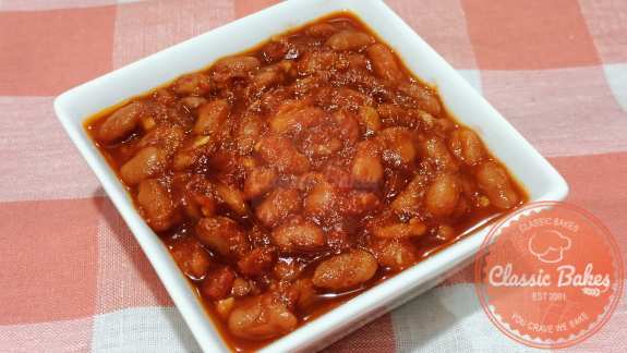 Close up view of Pinto Bean Chili