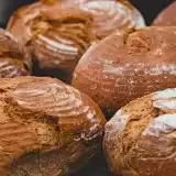 Freshly baked close up shot of Gluten Free Vegan Bread