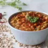Front shot of Vegan Black Eyed Peas with Chili