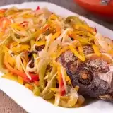 Jamaican Escovitch Fish on a dish
