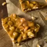 Front View of Microwave Peanut Brittle