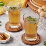 Overview of Cerasee Tea in 2 cups