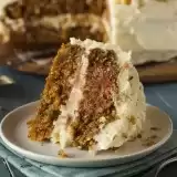 Front View of Keto Carrot Cake 