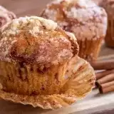 Front View of French Toast Muffins