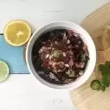 Top View of Cranberry Salsa