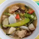 Front View of Filipino Sour Soup
