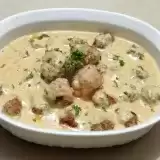 Front View of Instant Pot Swedish Meatballs