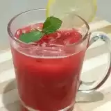 Front shot of Raspberry Lemonade