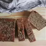 Ezekiel bread sliced